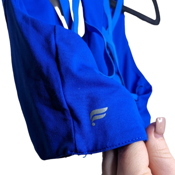 Fabletics Women's Blue Criss Cross Sports Bra 💙✨ - Picture 7 of 11